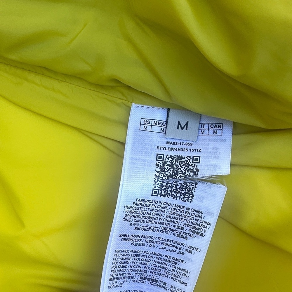 GUESS BY MARCIANO  Green yellow Puffer Jacket - Picture 5 of 8